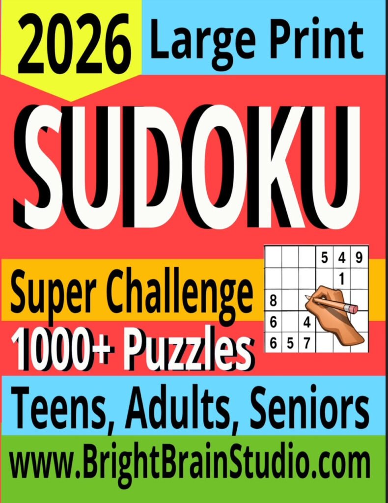 2026 Sudoku Front Cover