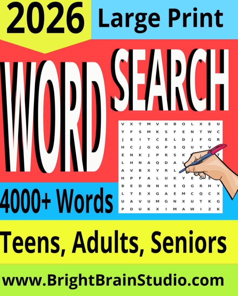 2026 Word Search Cover
